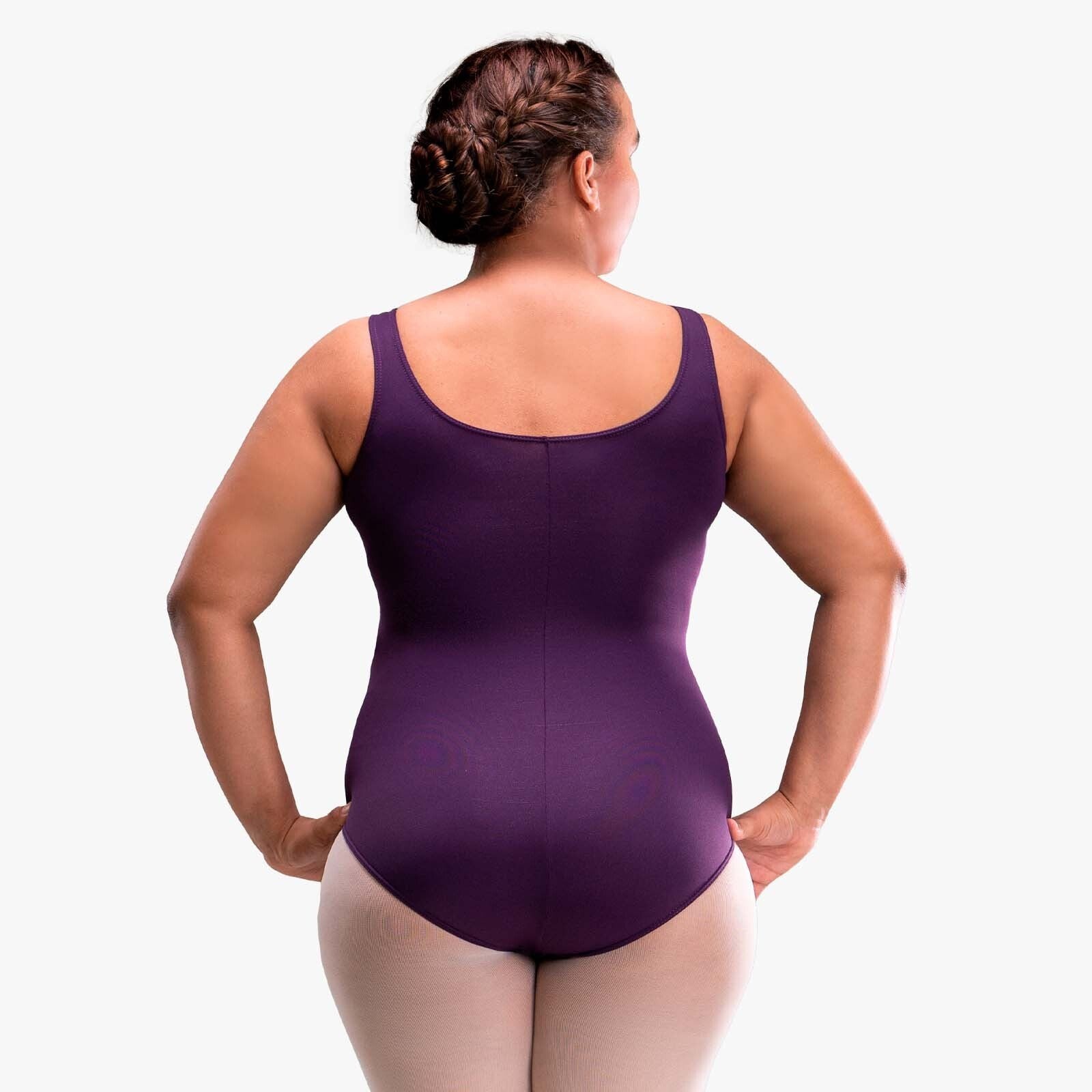 Dance Pre-Owned So Dance Large Adult Dark Purple Ballet Leotard