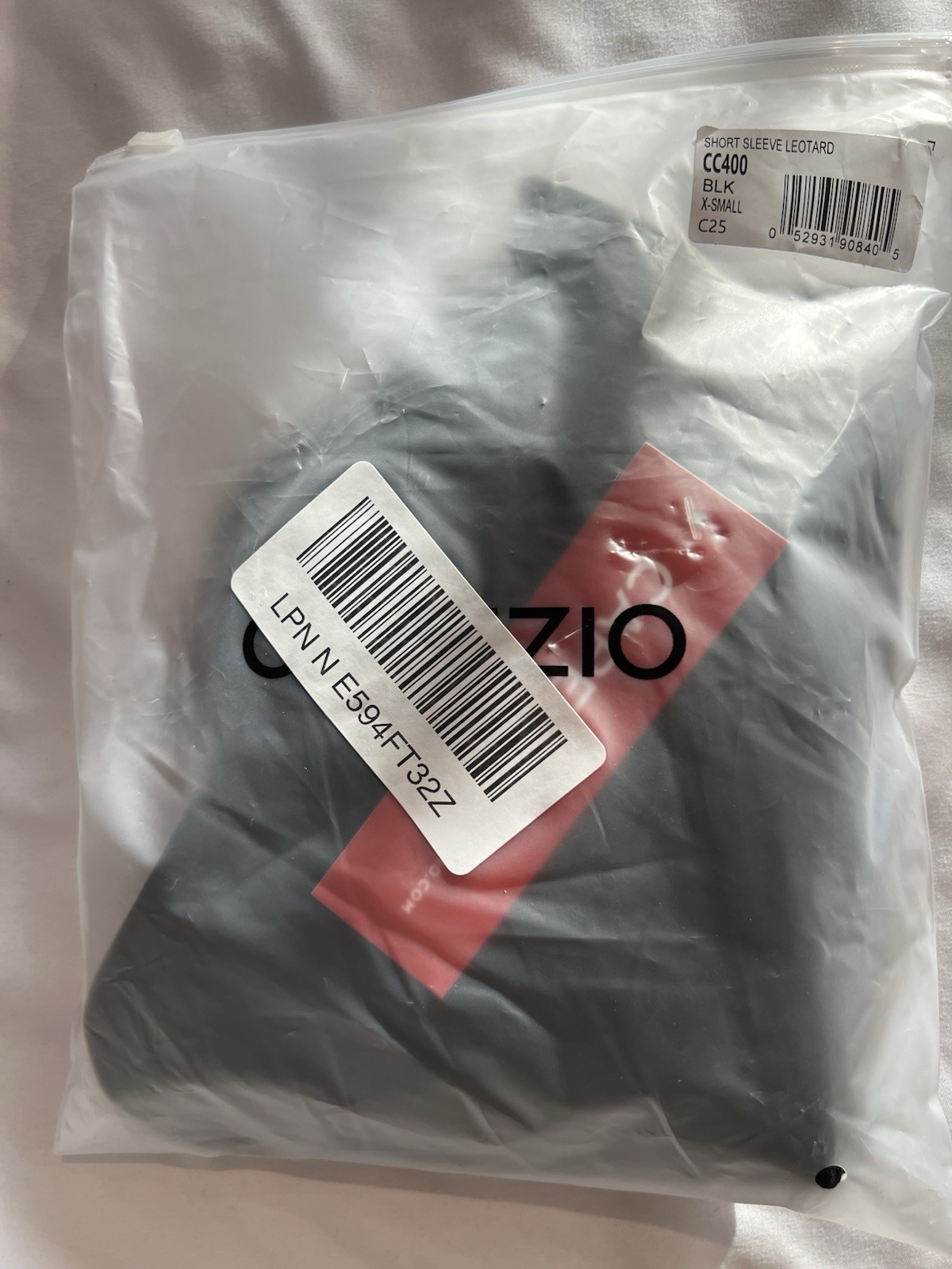 Capezio Women’s Classic Short Sleeve Leotard Black Size XS NWT Elegant Chic