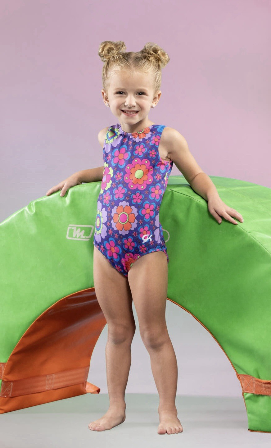 NWT GKids Disco Daisy Tank Leotard Style #E5090 size Child Small