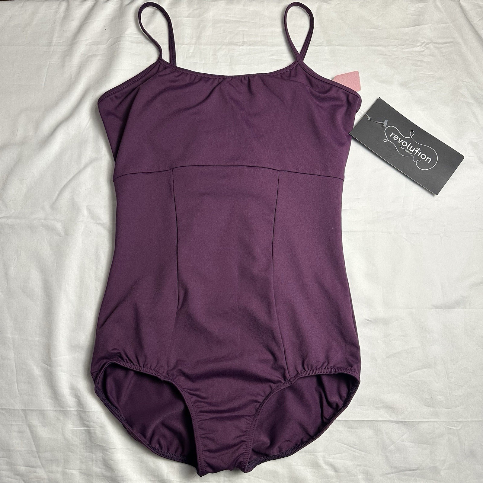 Revolution NWT Plum Classic Strappy Back Ballet Dance Leotard MA RD50015