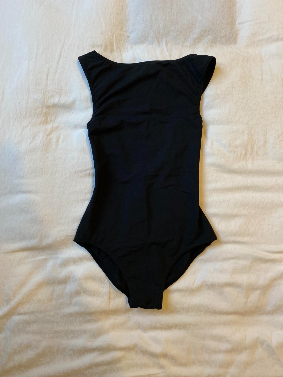 Capezio Meryl Boatneck Ballet Leotard, Women’s Extra Small XS, Black