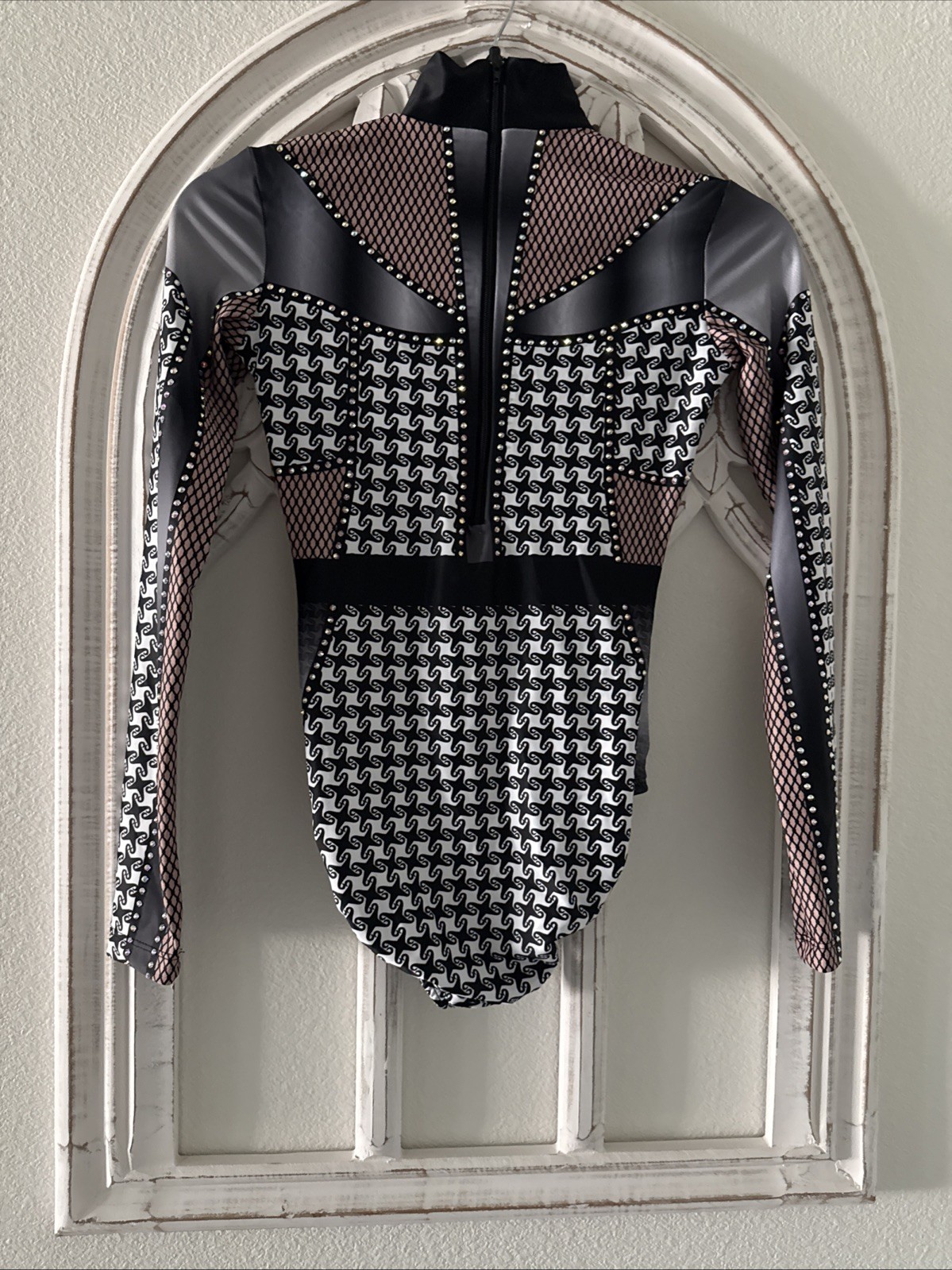 NEW- Alexandra JustForKix Leotard W/added Rhinestones (Adult XS)