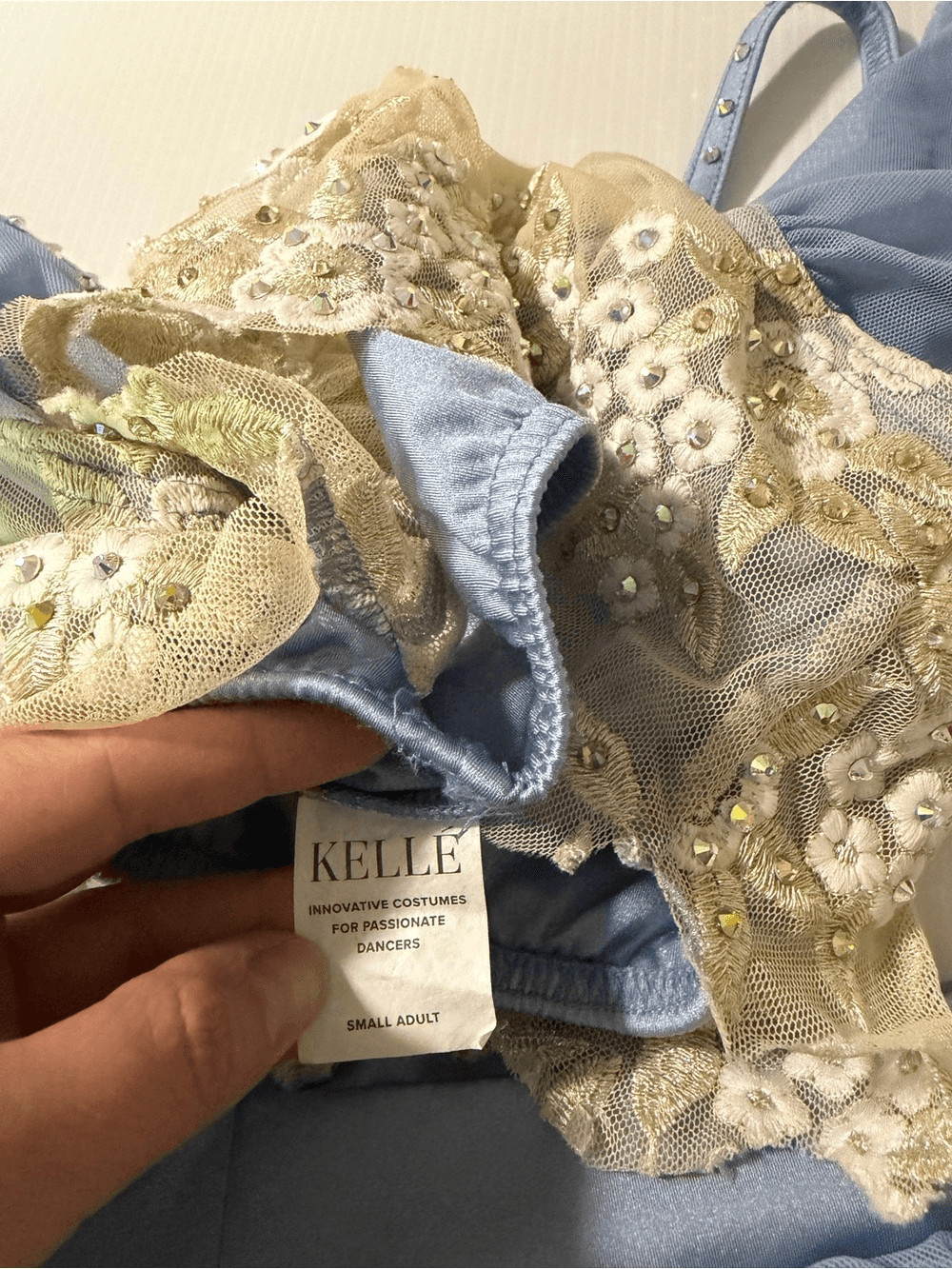 Kelle dance lyrically ballet costume blue 2 piece ENDLESS SUMMER 7878 Adult SA