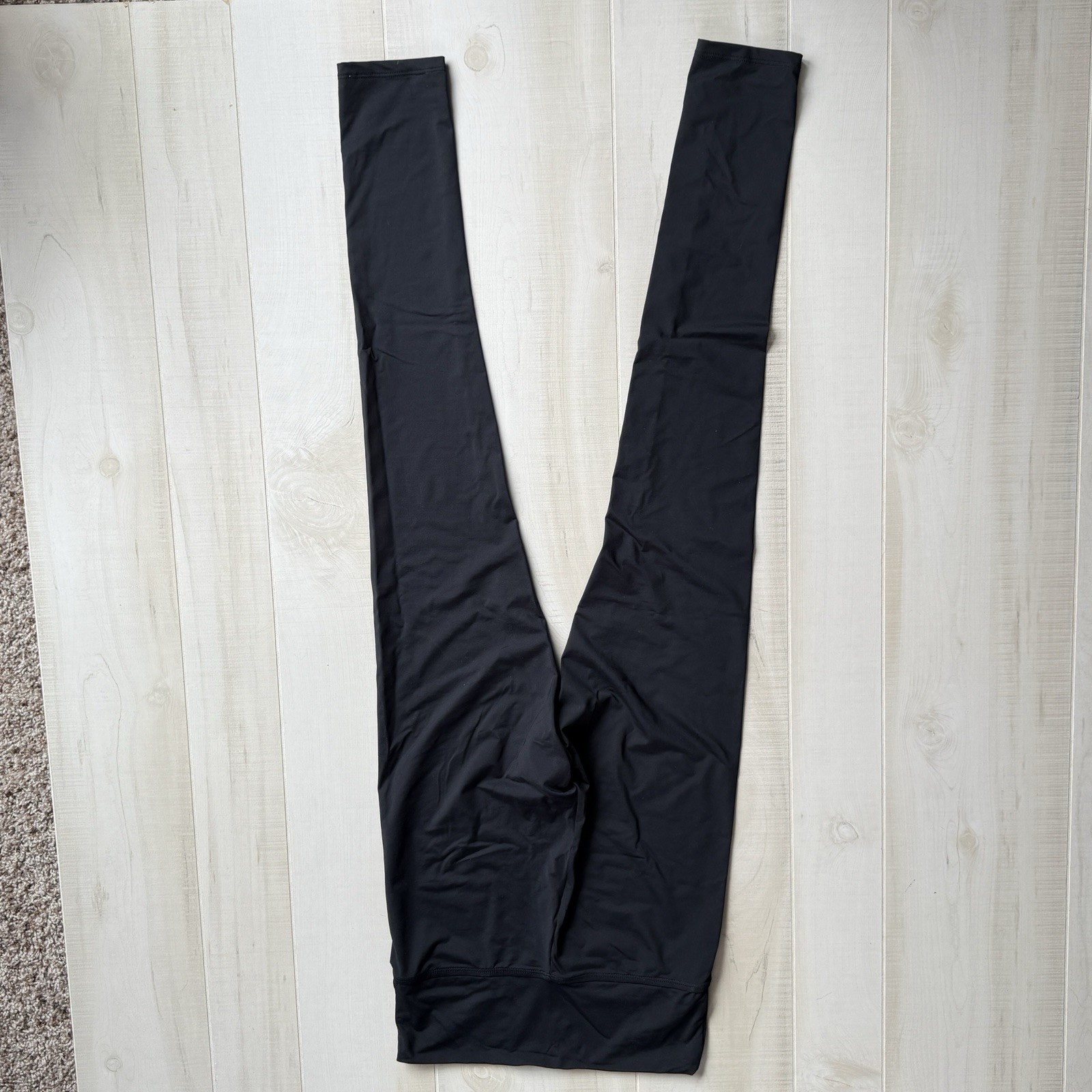 Bal Togs Legging Long Leg Stretch Black Women Large Dance Gym Cheer Read