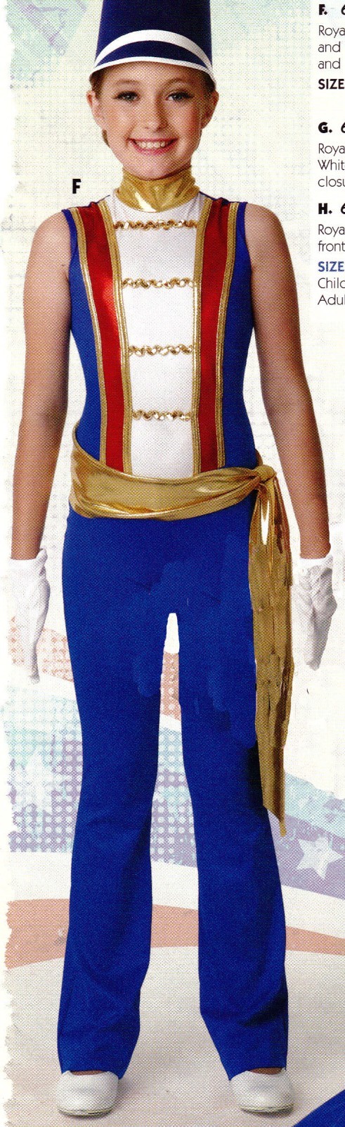 Patriotic Parade Dance Costume Soldier Uncle Sam Unitard bootcut over 10 availab
