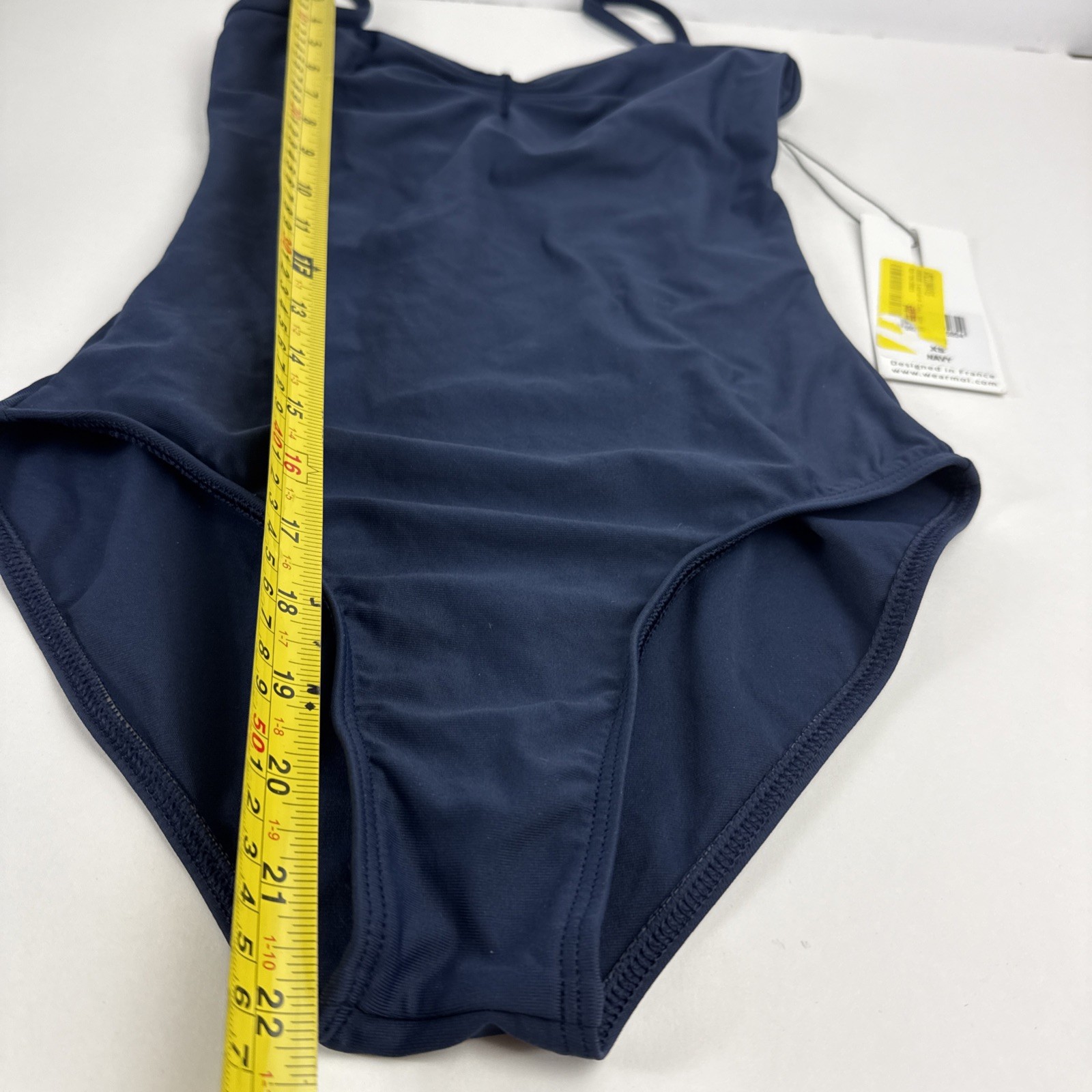 Wear Moi Leotard Size XS Navy Blue Ballet Dance Athletic Gymnastics Costume New