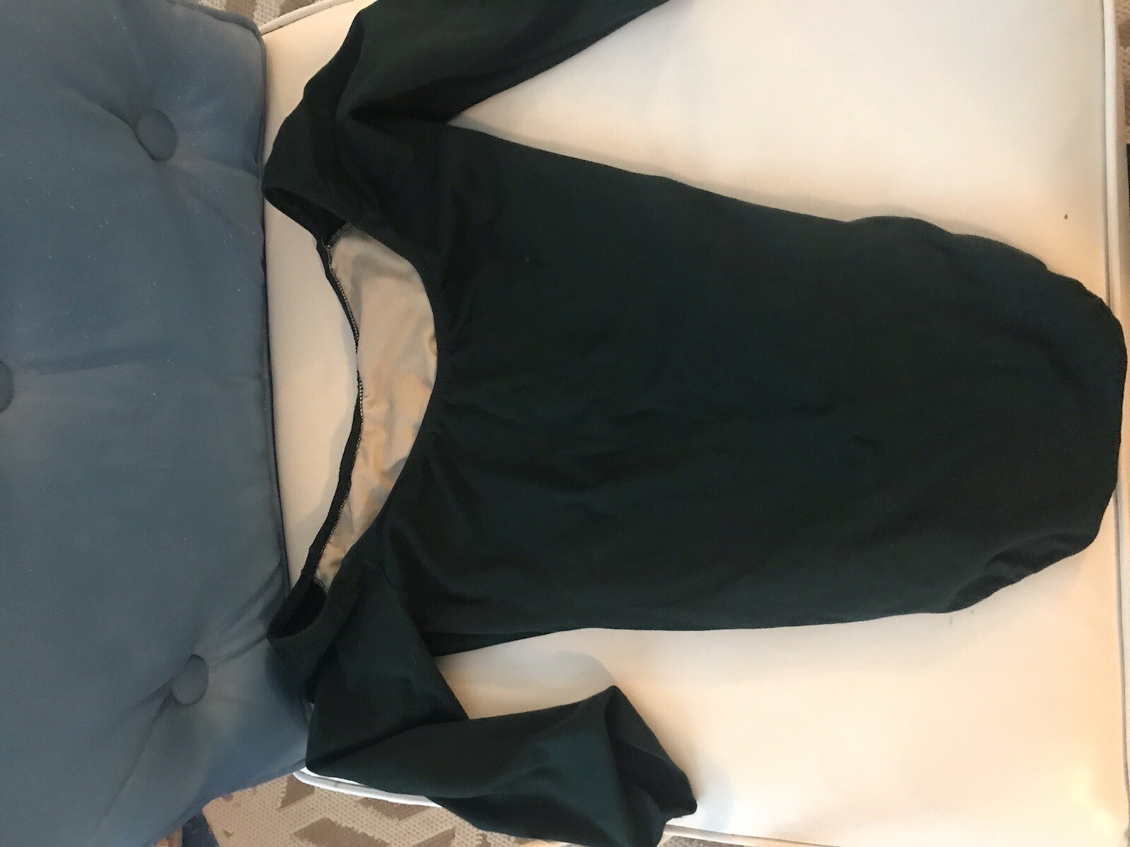 Natalie leotard (size X small) – Dark Green, Long Sleeve