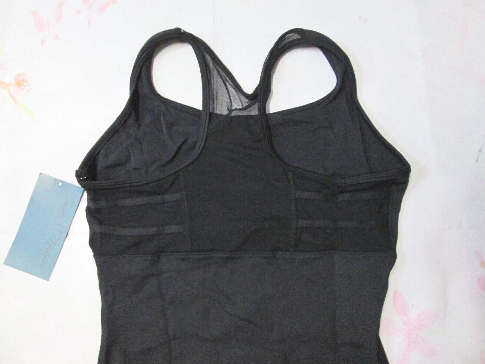 Leotard New Women’s LA Fits MA Dance Ballet Jazz Black Danshuz Racerback Mesh