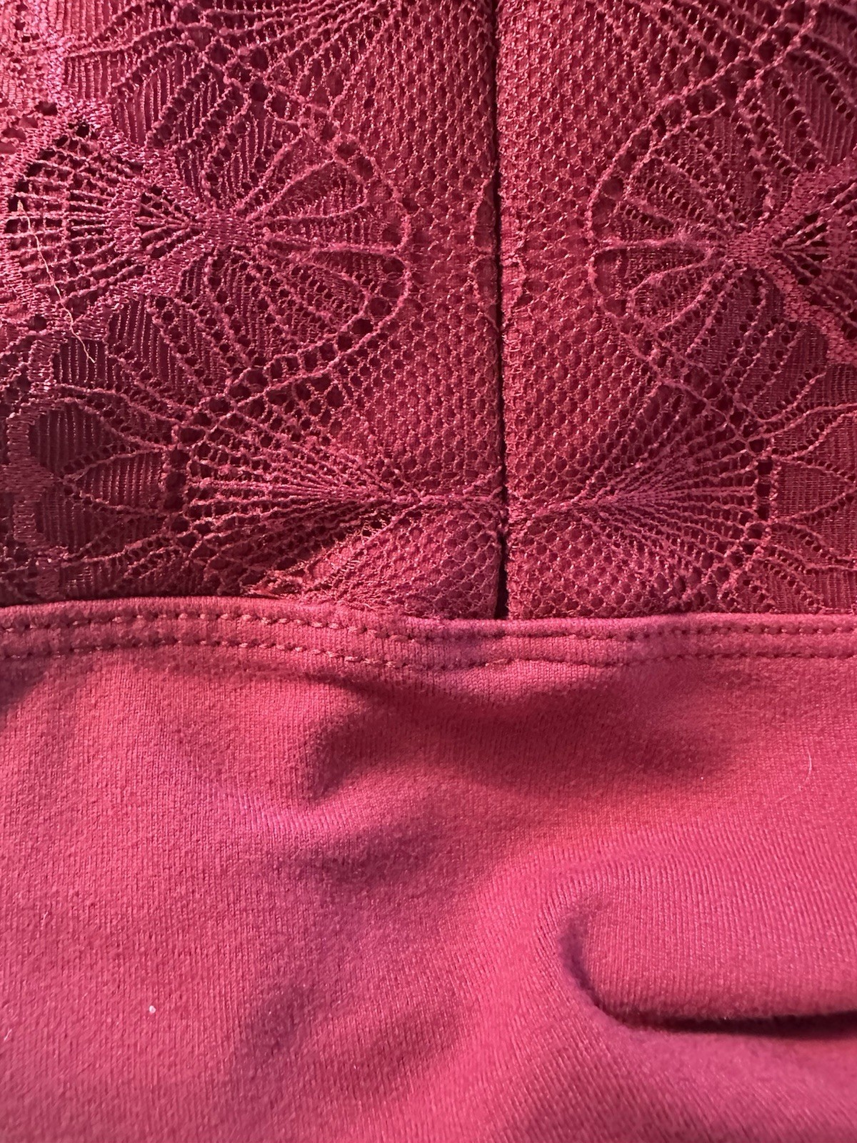 Suffolk Ballet Mock High Neck Zipper Lace Front Rosewood Dance Leotard Petite
