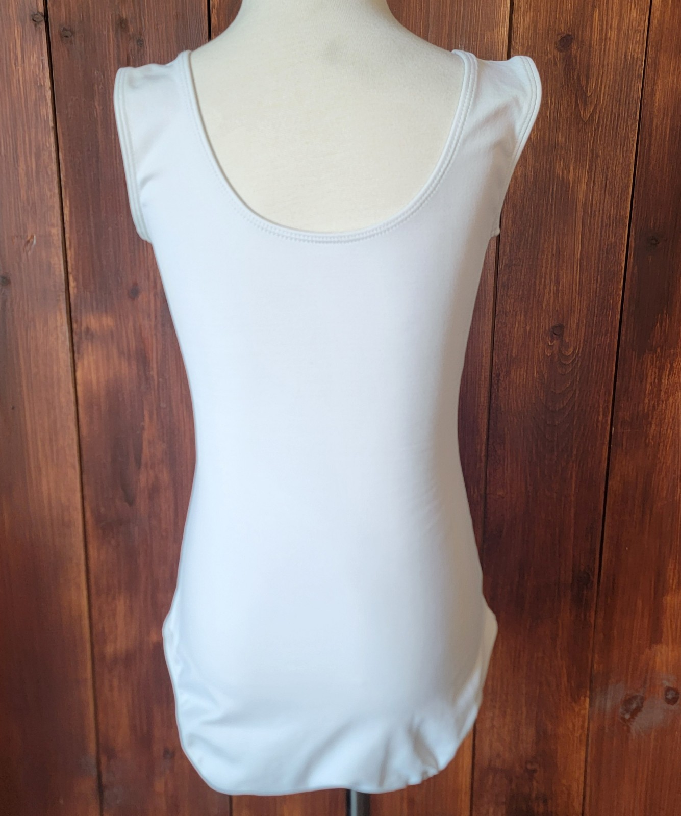 Eurotard Women Small White Leotard Classic Stretch Dance Gymnastics Ballet Leo