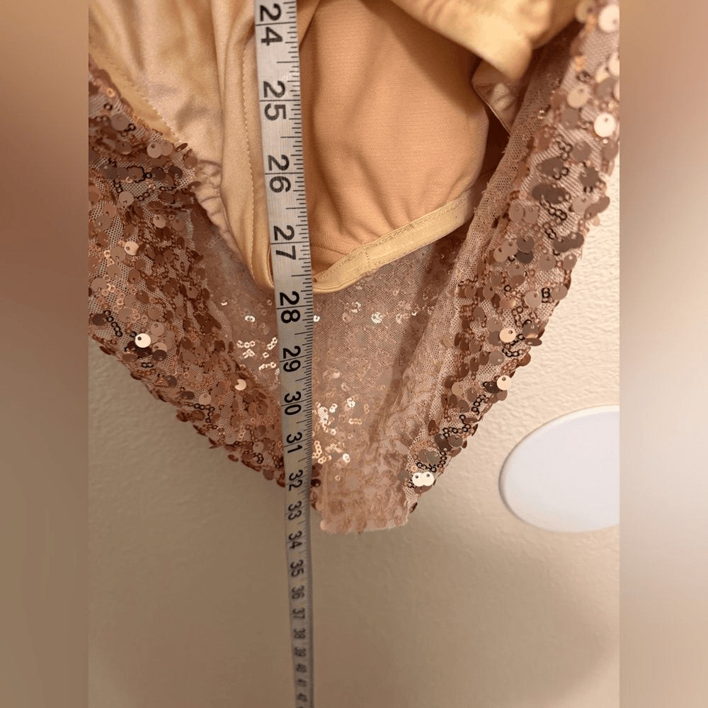 Tenth House lyrical contemporary Dance costume rose gold TRANQUILITY TH22041 MA