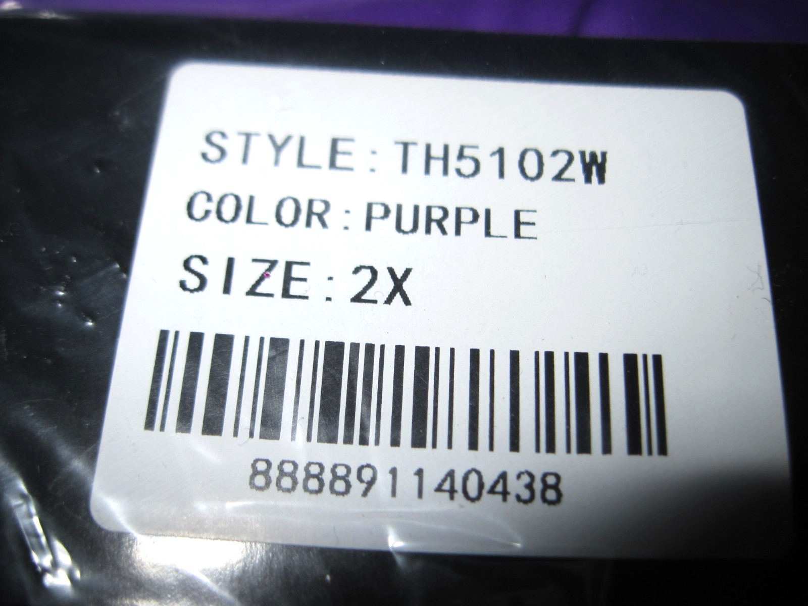 Plus Size Shiny Purple Spandex Short Sleeve Scoop Neck Lined Leotard Sz 2XL NWT