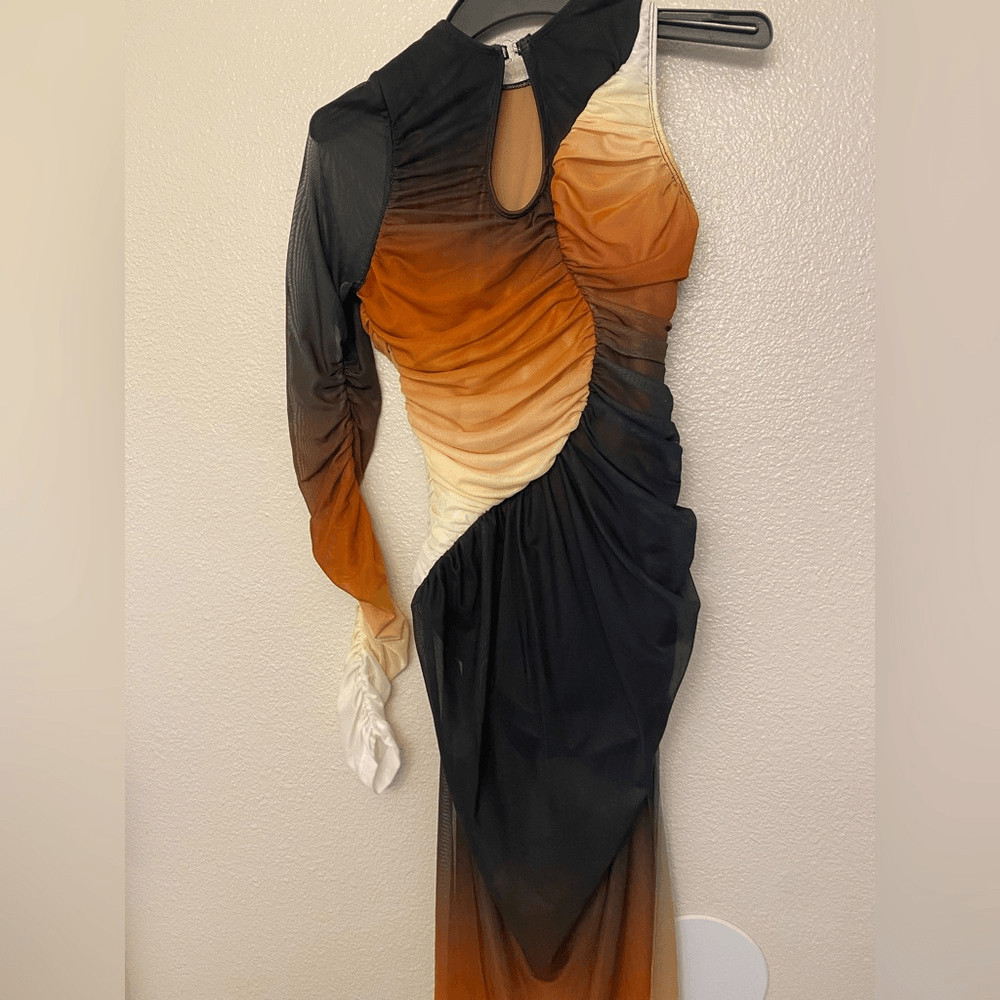 Revolution Tenth House lyrical Dance costume orange ombre EXPANSION TH25222 SA