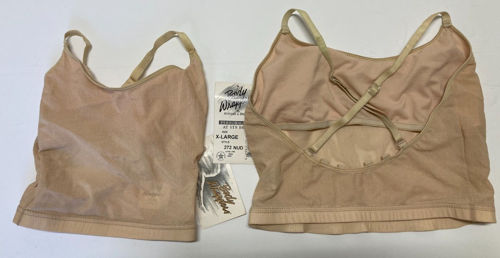 Body Wrappers Camisole adjustable strap shelf lined nude #272