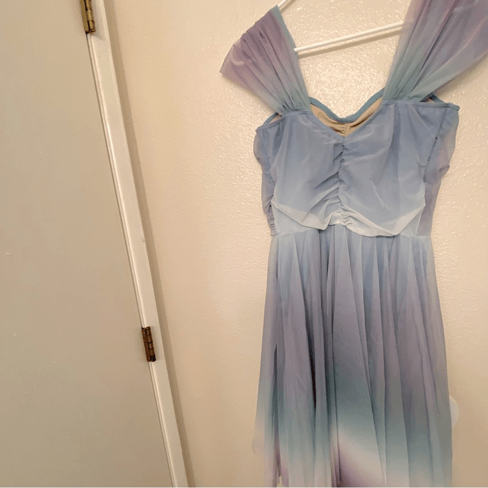 Weissman Dance solo costume blue dress Cello Suite No. 1 16665 LA-Large adult
