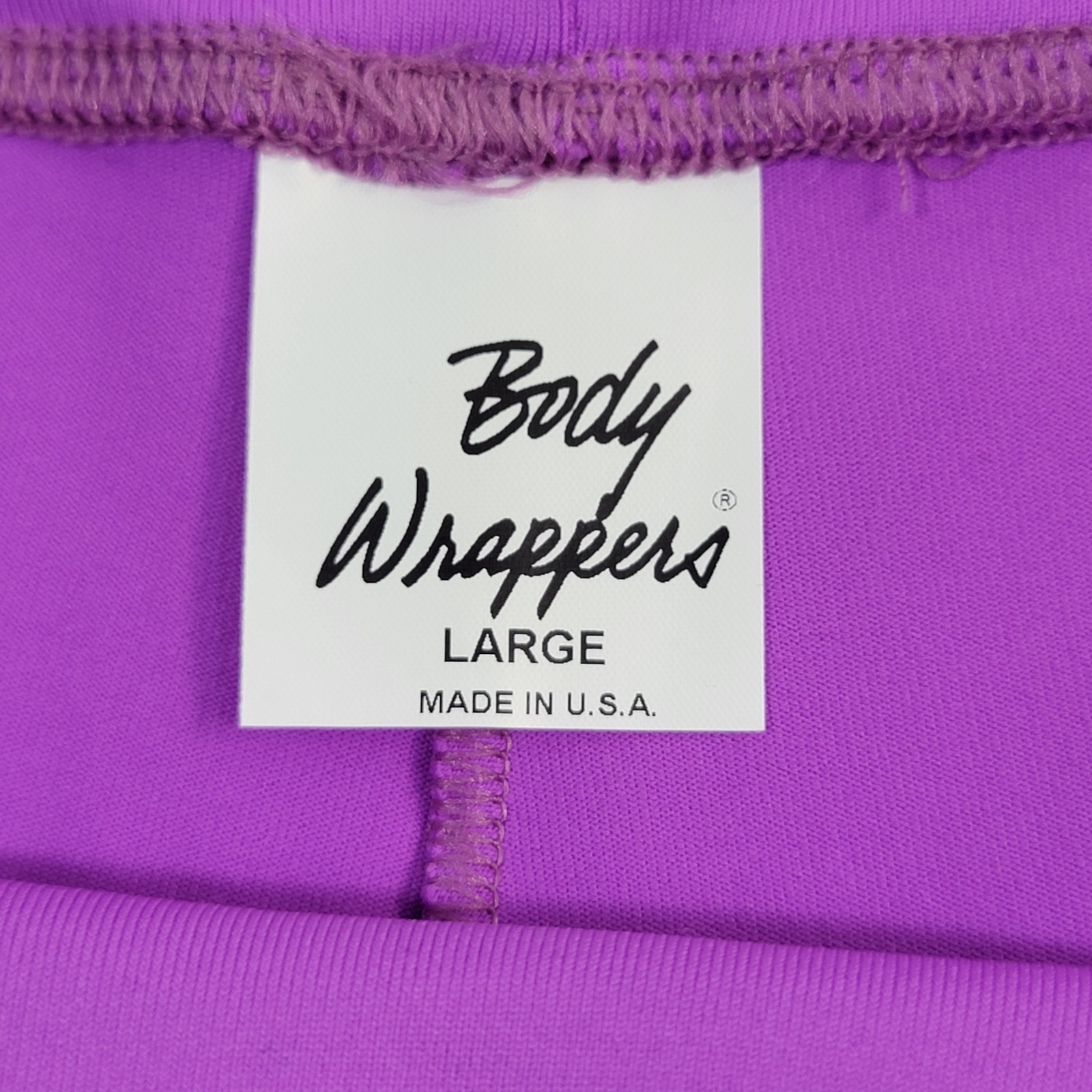 Body Wrappers Violet Hot Shorts Wide Waistband Low-Rise Fit SZ LA