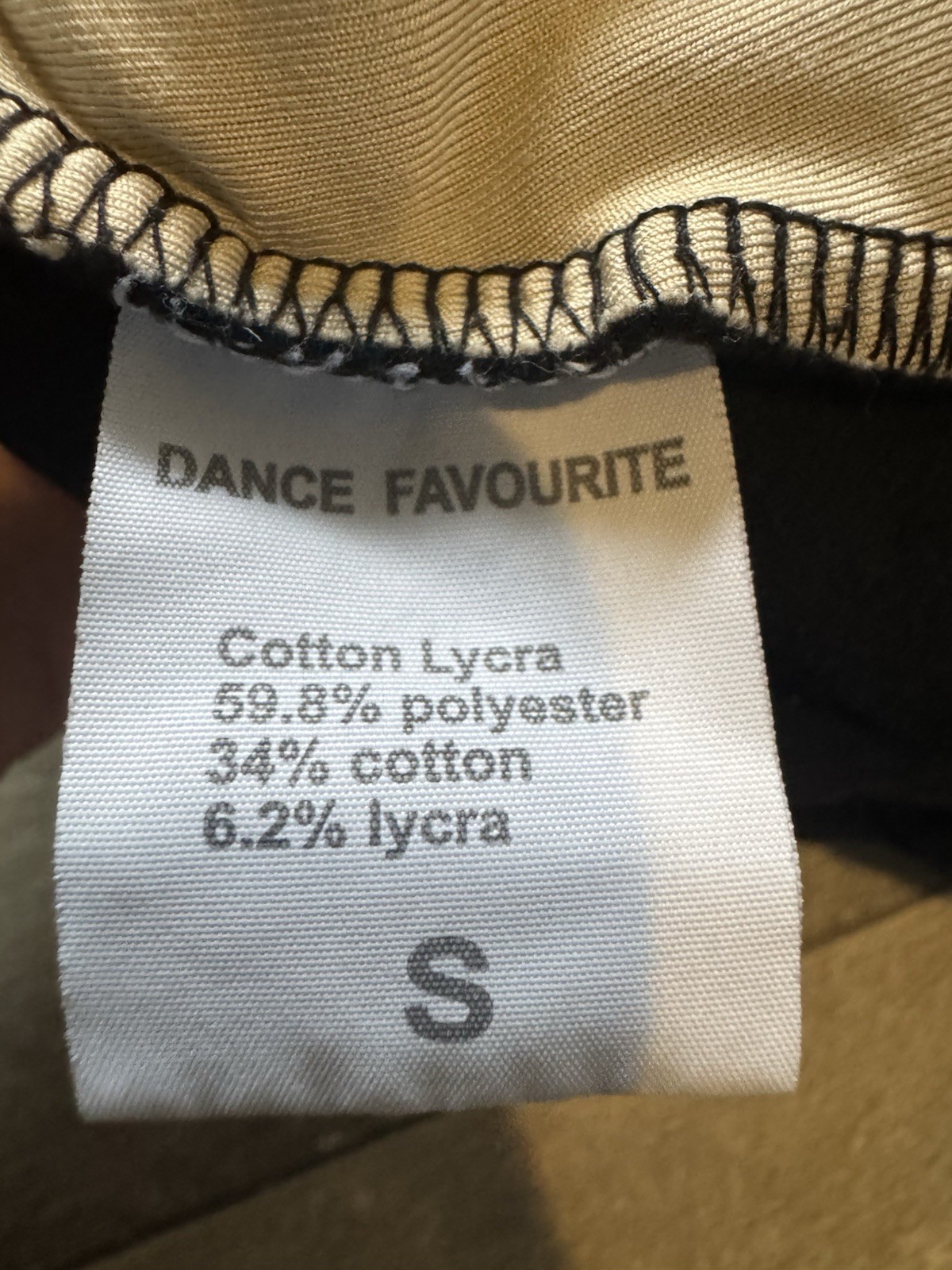 Dance Favourite Leotard Black Size Small Dance Costume