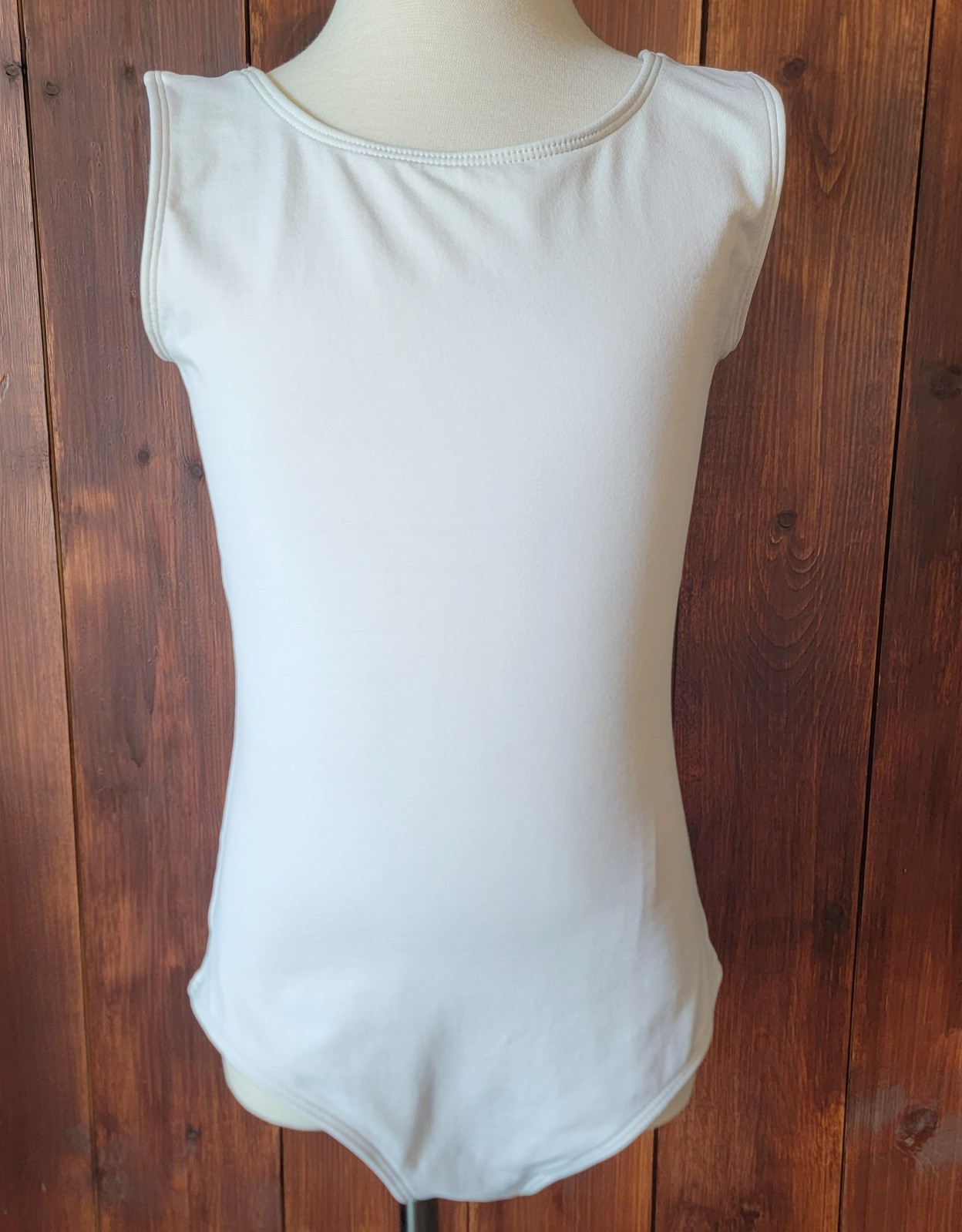 Eurotard Women Small White Leotard Classic Stretch Dance Gymnastics Ballet Leo