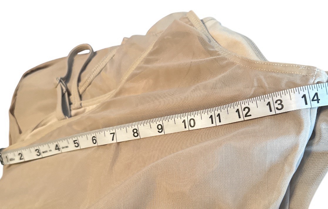 WEISSMAN Balera ~Size LC~ Dance Lyrical Tan Beige One Shoulder Tied Neck D13079