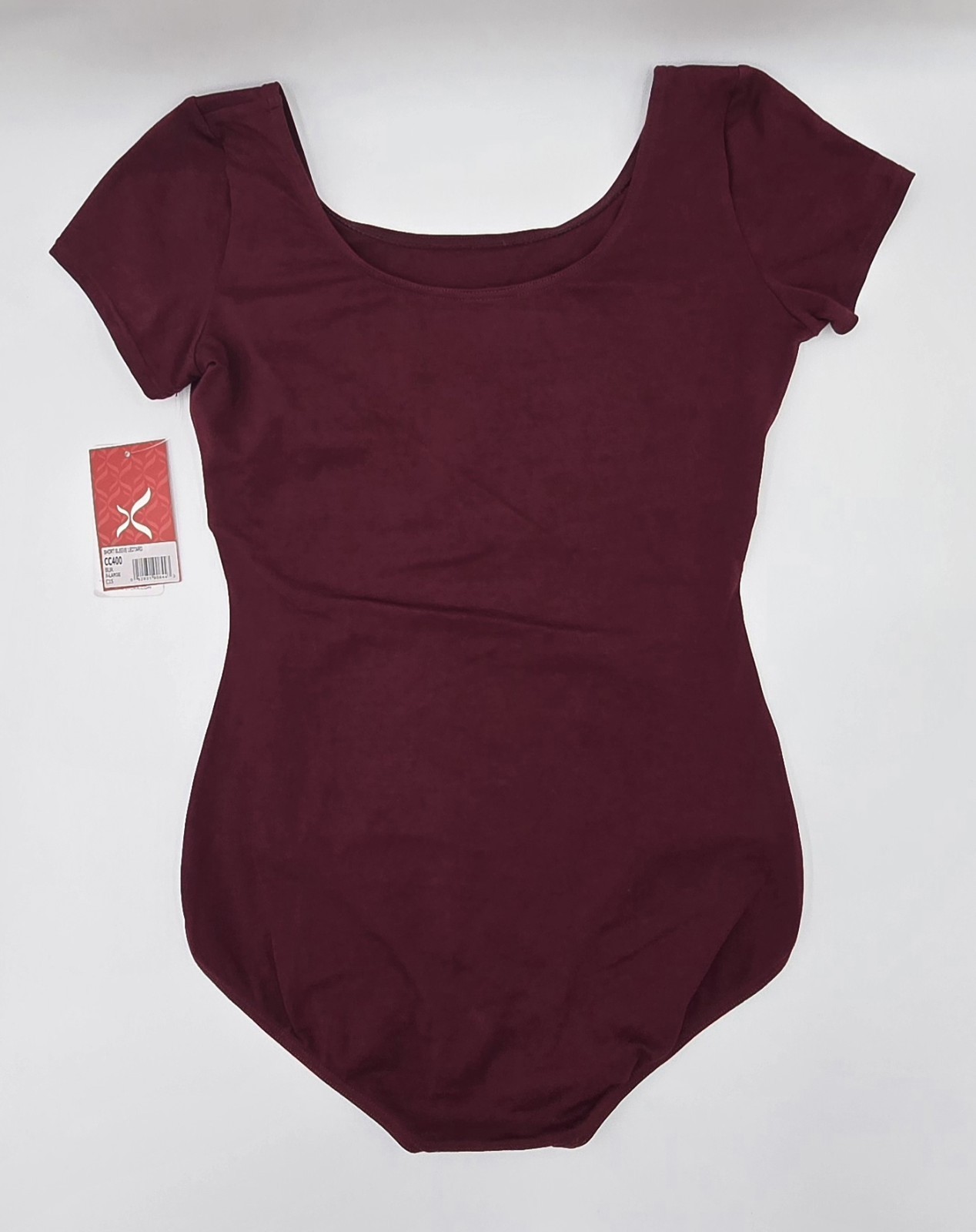 *NWT* CAPEZIO Burgundy Adult Dance Leotard Lycra-Cotton Blend Womens Size XL