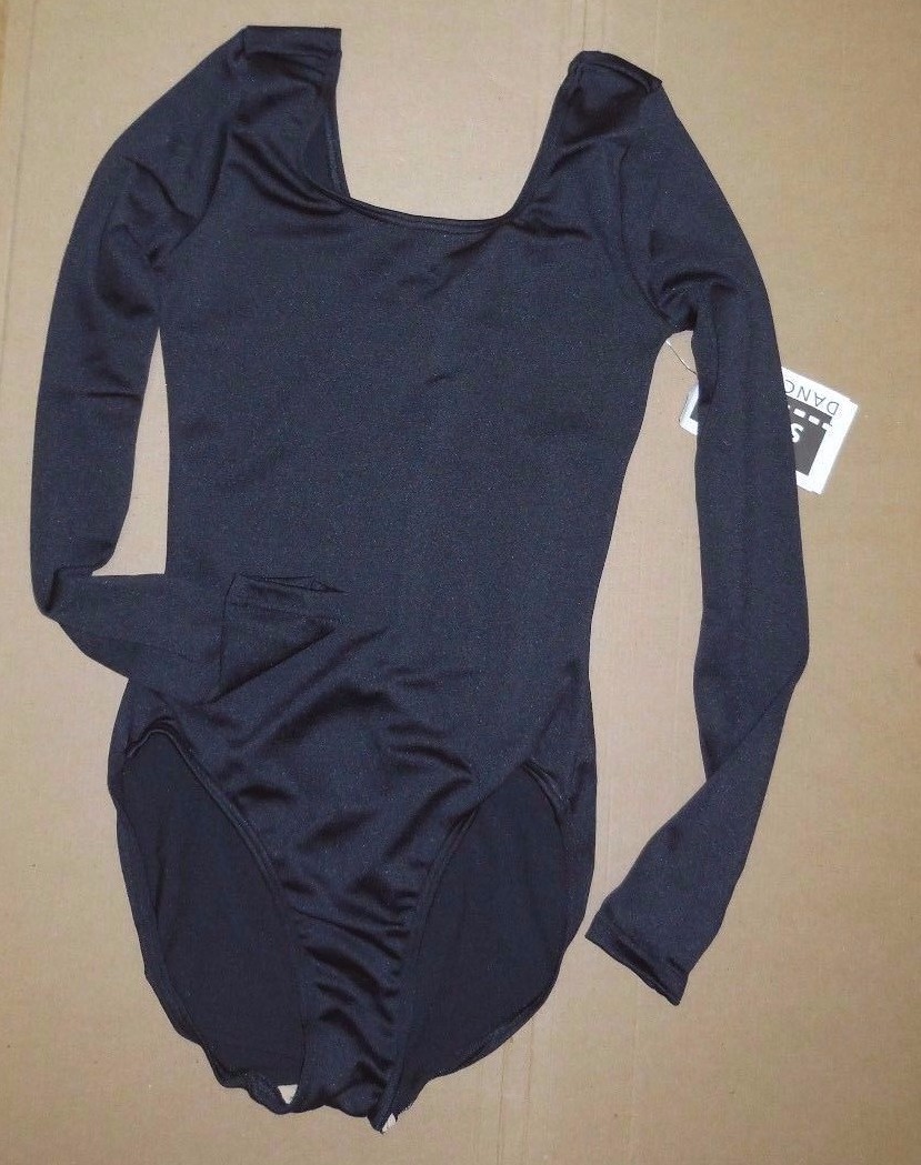 Dance LONG SLEEVE LEOTARD Front Lined 4 Color Choices over 200 available