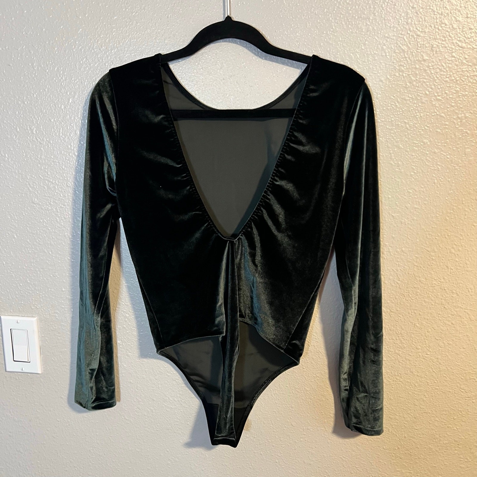 Victoria Sport Velvet Athletic Leotard Size S Stars Gymnastics