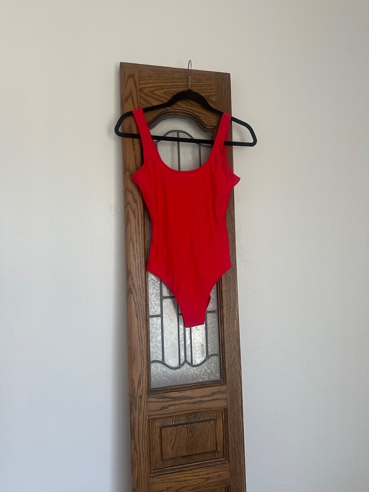 SPEERISE One-Piece Tank High-Cut Leotard Small NWT Nice! RED