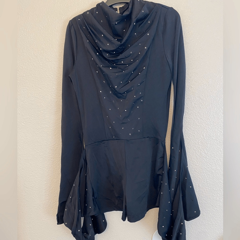Tenth House solo contemporary costume black rhinestoned DIFFUSION TH25275 MA adu