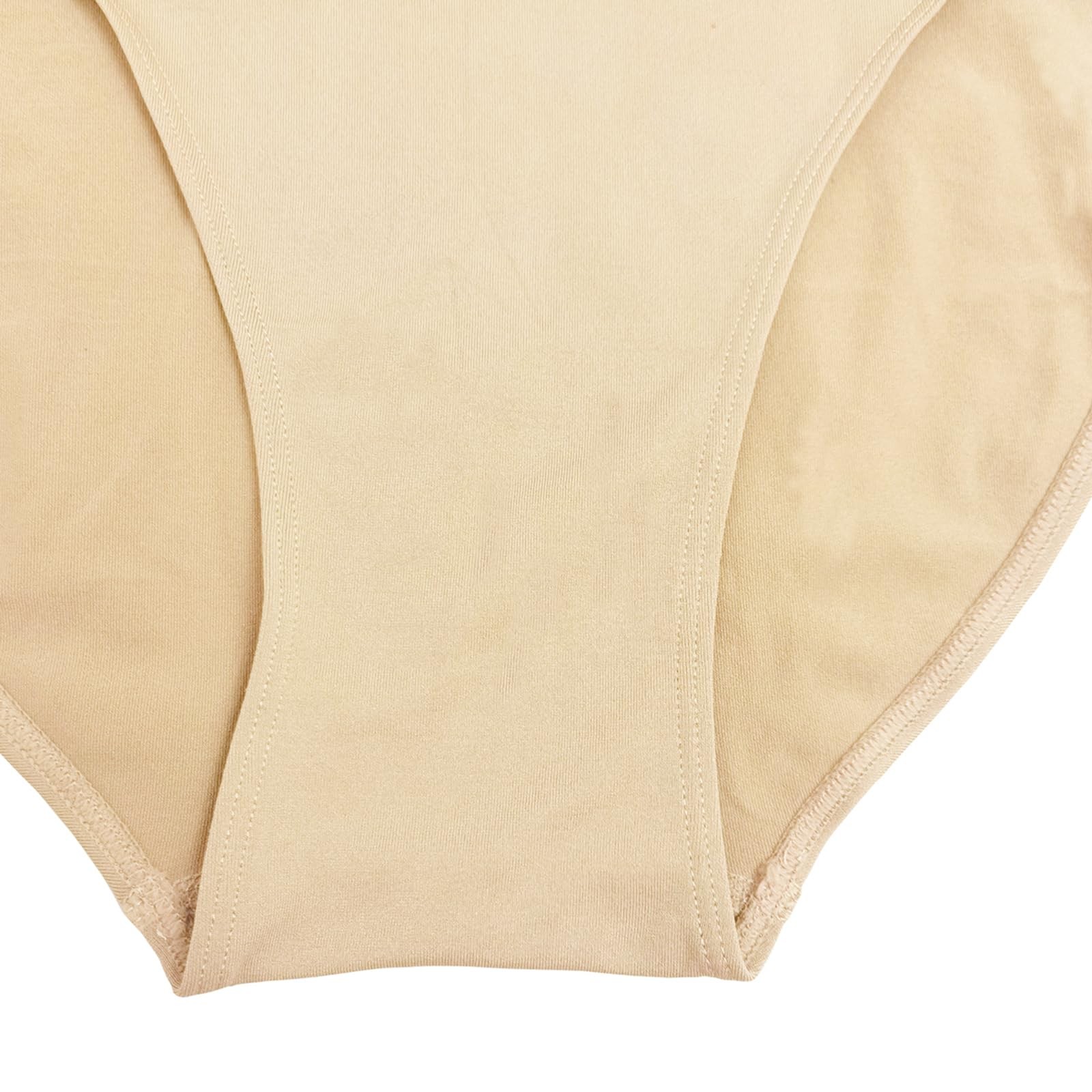 Deesorxin Nude Leotard Seamless Ballet Leotards L(8-12 Years,55-61″), Beige