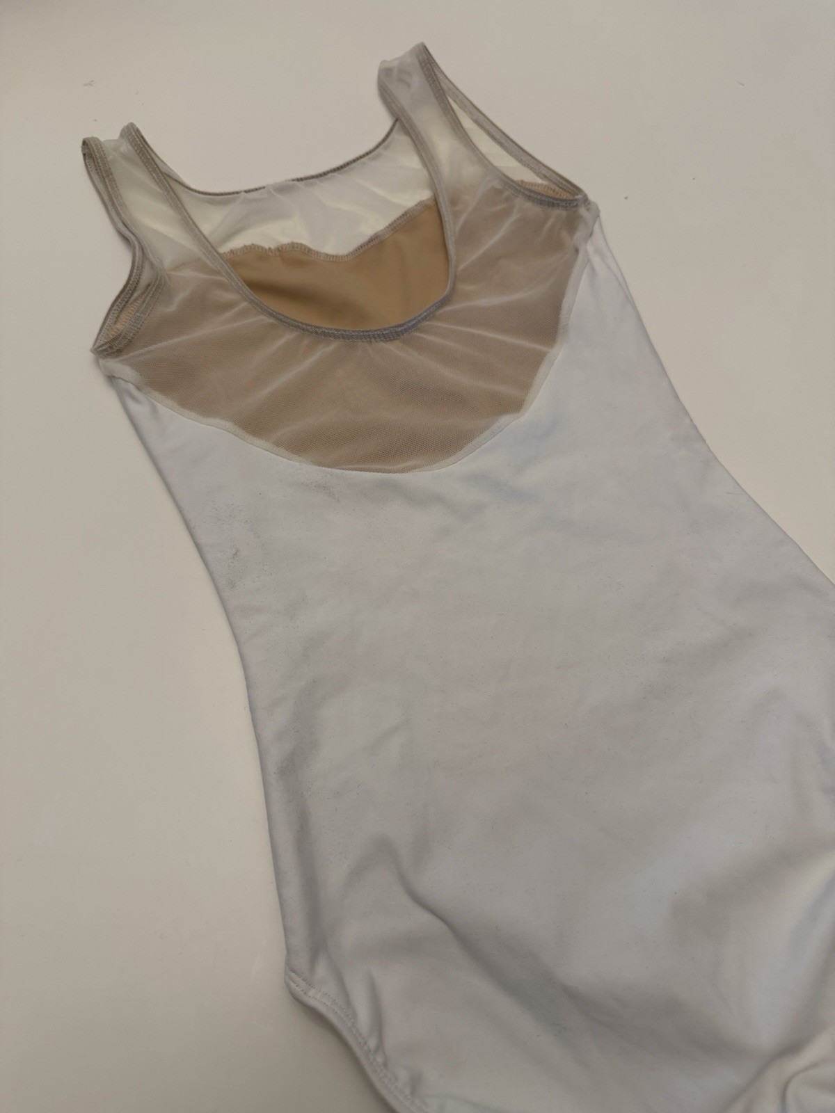 Eleve Women’s Dancewear Leotard Size Medium White Tank