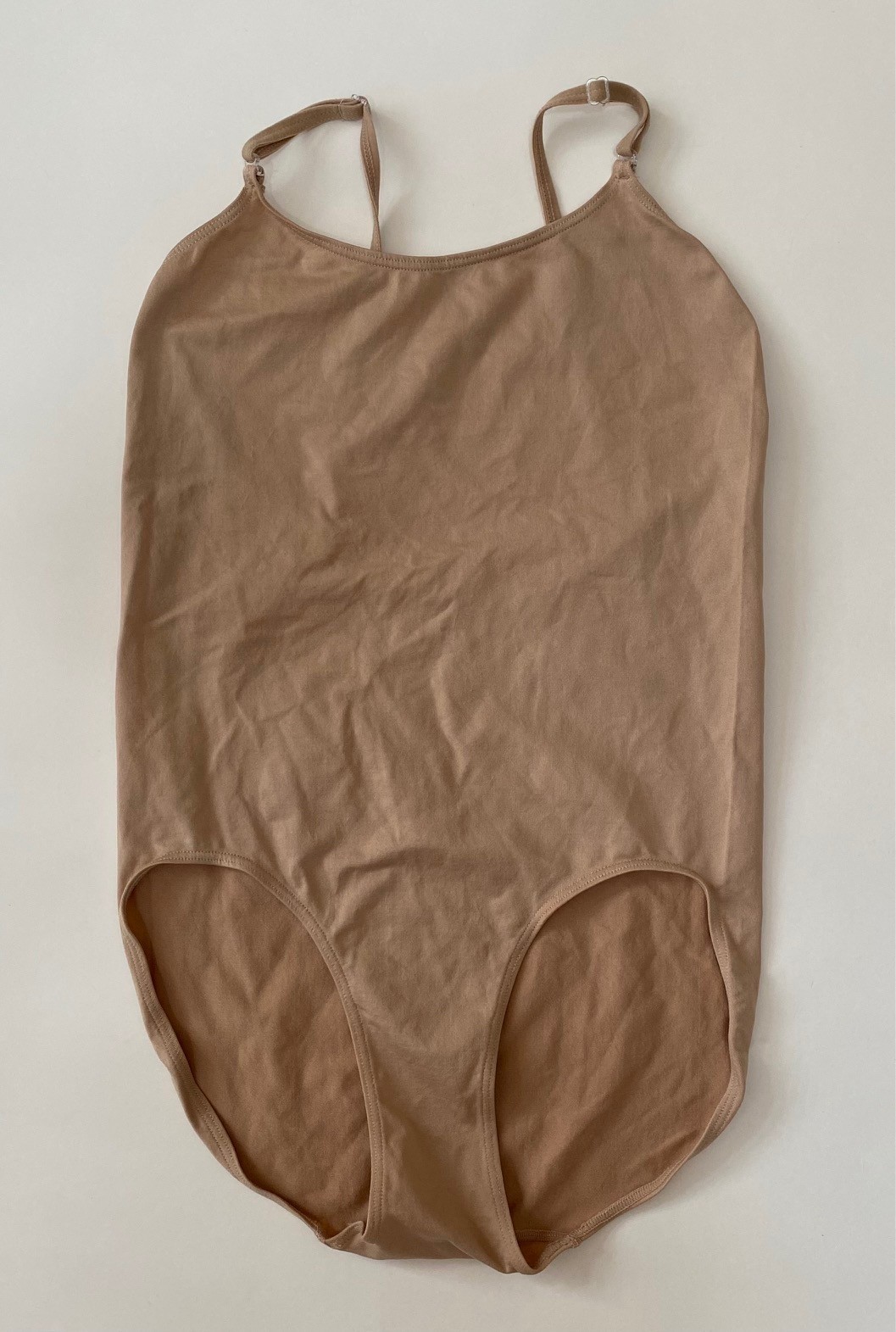Capezio Nude Camisole Leotard with Adjustable Straps Size M