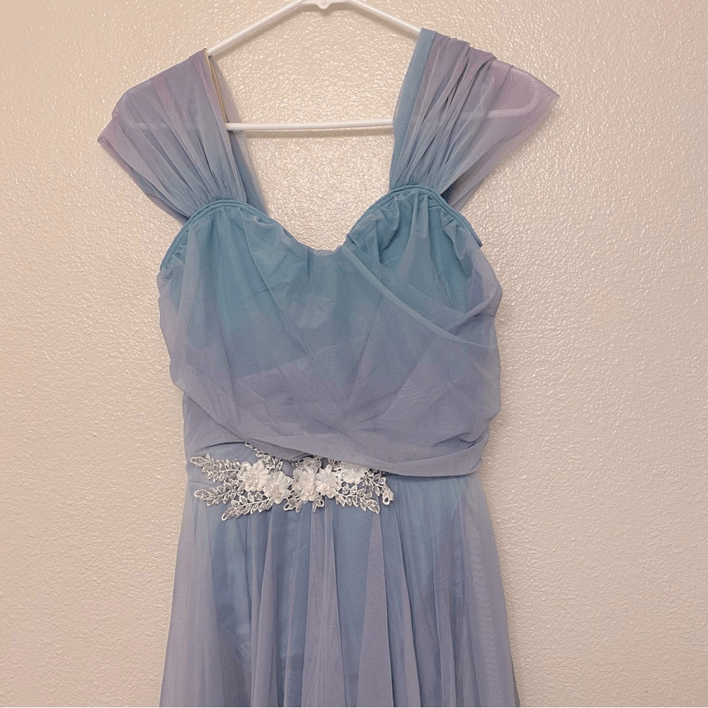 Weissman Dance solo costume blue dress Cello Suite No. 1 16665 LA-Large adult