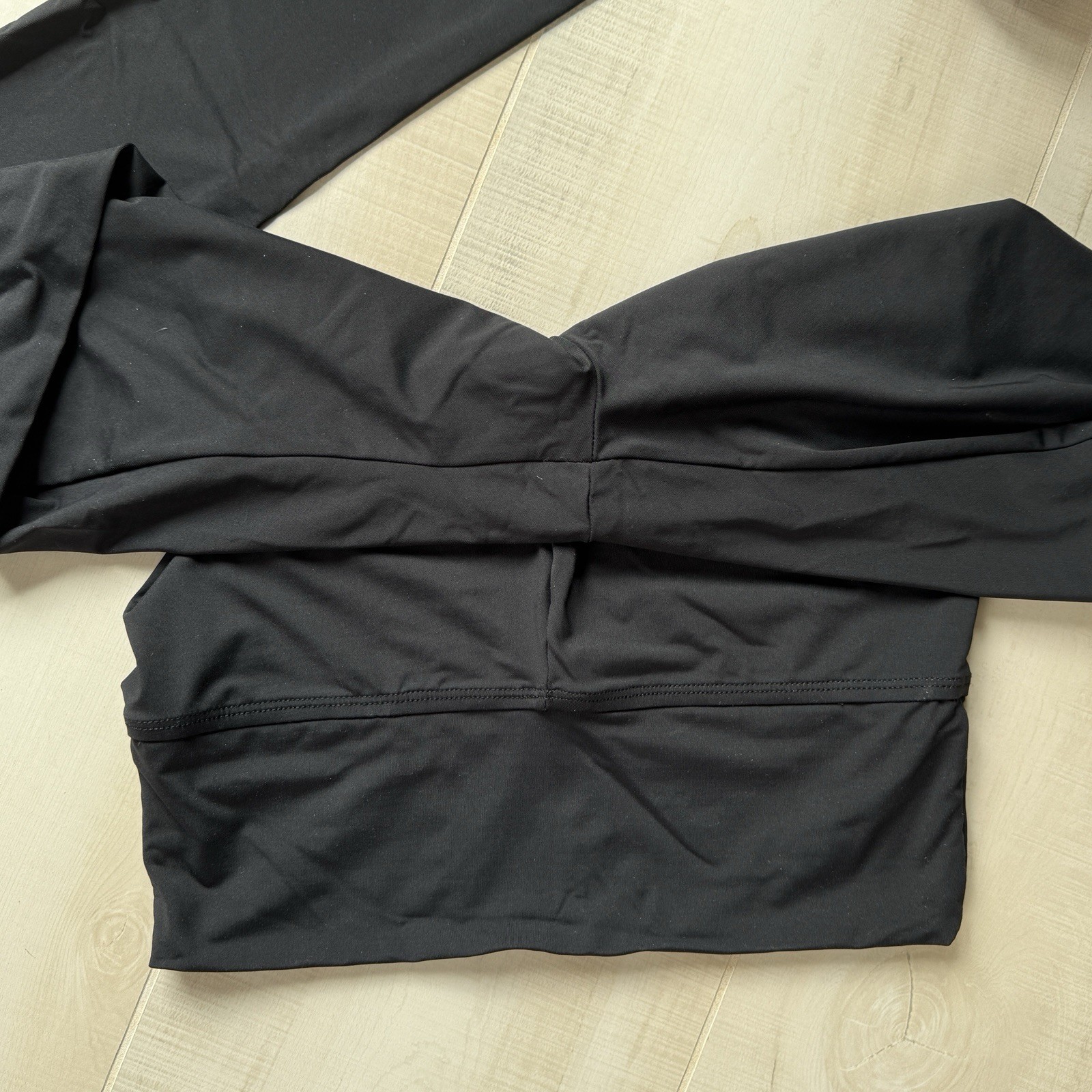 Bal Togs Legging Long Leg Stretch Black Women Large Dance Gym Cheer Read