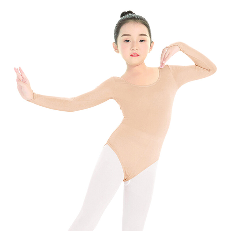 Flesh-colored Bottoming Top Tight-fitting Girl’s Practice Dance Bottoming Shirt