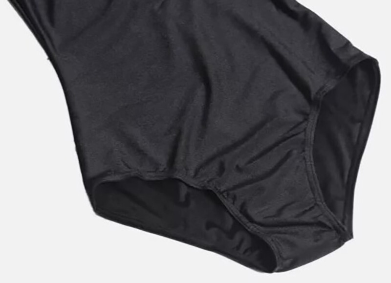 Women’s Leotard Mock Neck Long Sleeve Gymnastics Leotards For Adults Dancewear