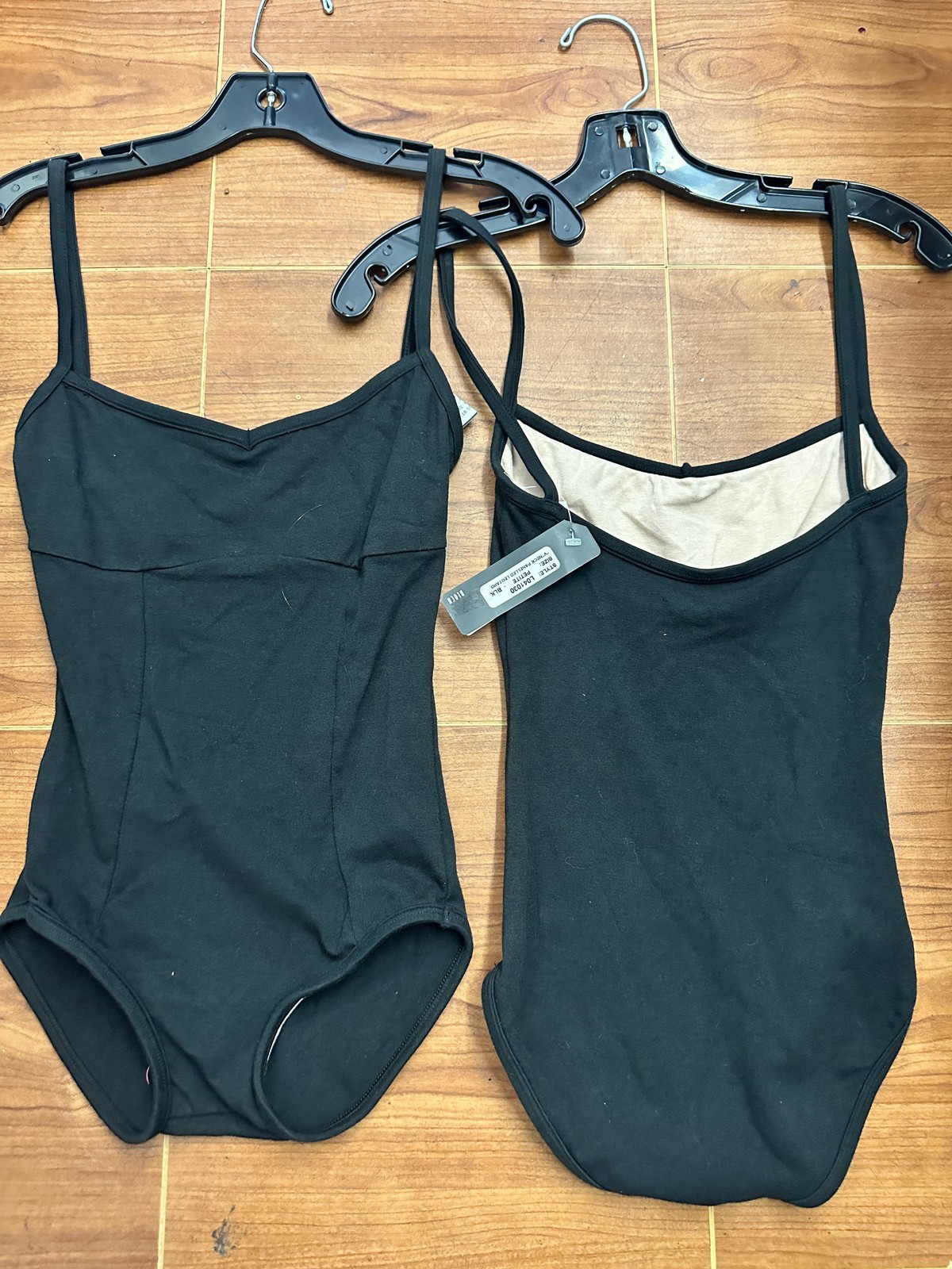 Dance New Clearance Leotard Bloch L041030 Camisole Black Petite Adult Sizes