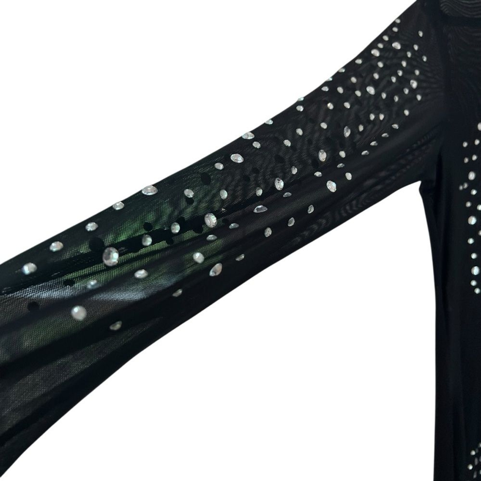 XL Black Jumpsuit with Studded Design back zipper