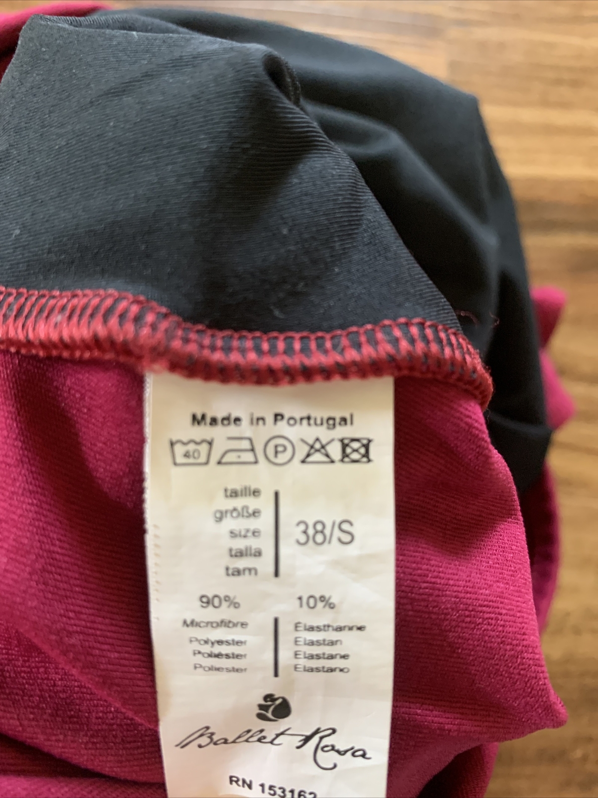 Used Ballet Rosa Wine Leotard Adult Small