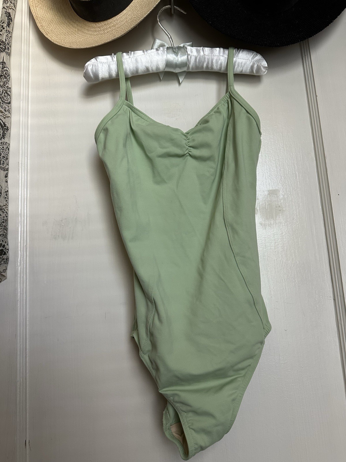 Mirella Women’s Green Dance Leotard Adult Size M