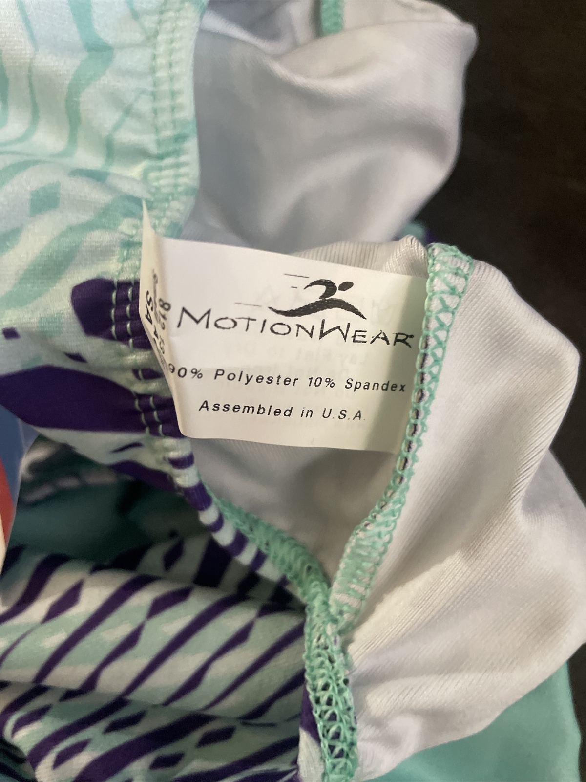 Motionwear Small Adult Aqua Blue Leotard