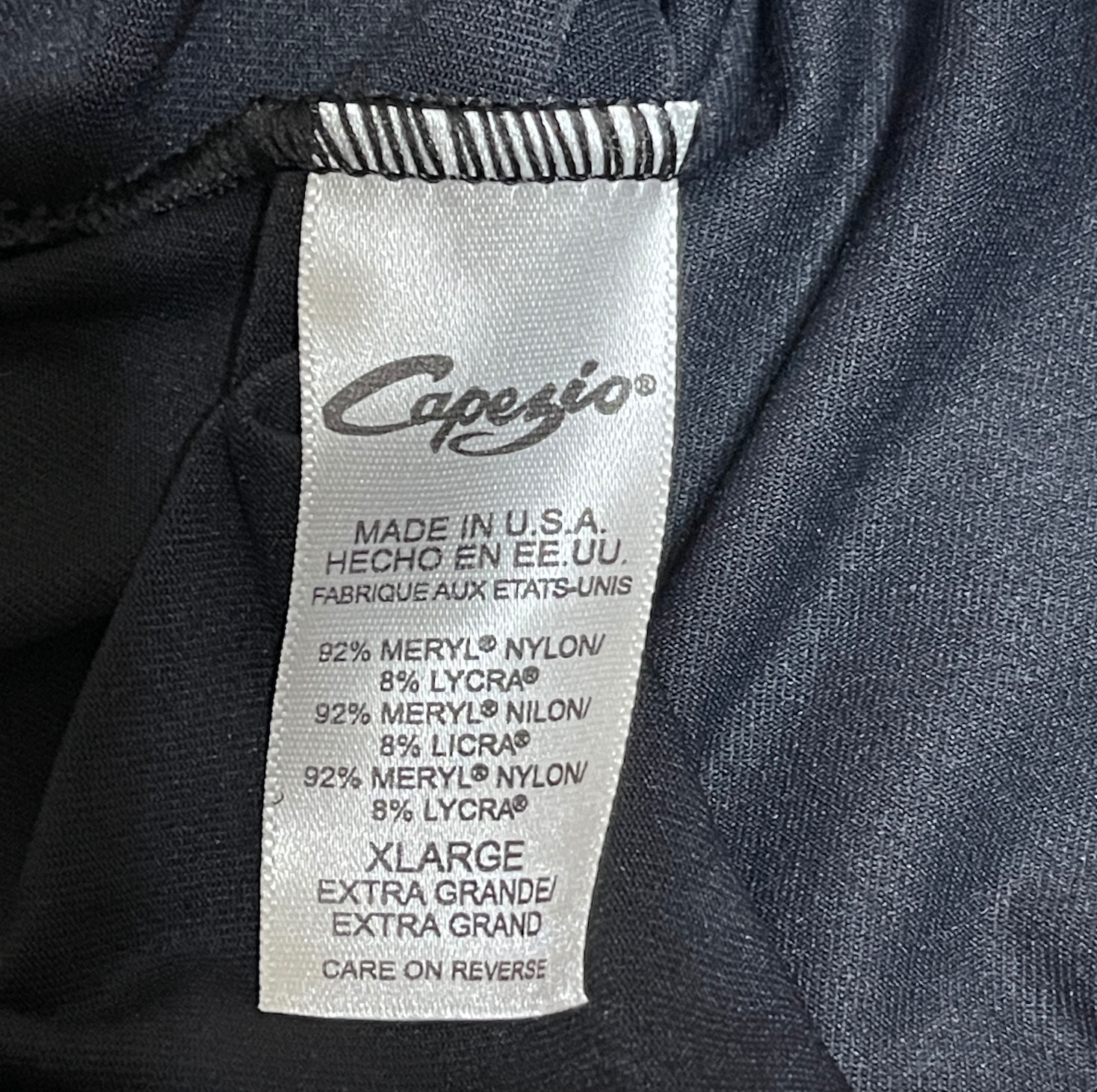 Capezio Halter Leotard Girls XL Black Basket Weave Boytard Unitard Shorts New