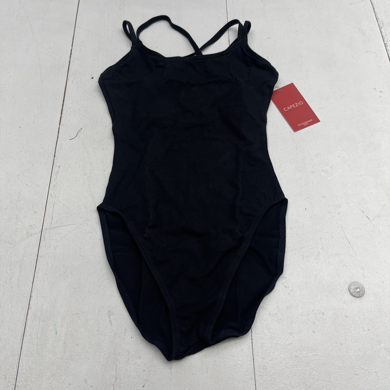 Capezio Black Double Strap Cami Leotard Women’s Small New