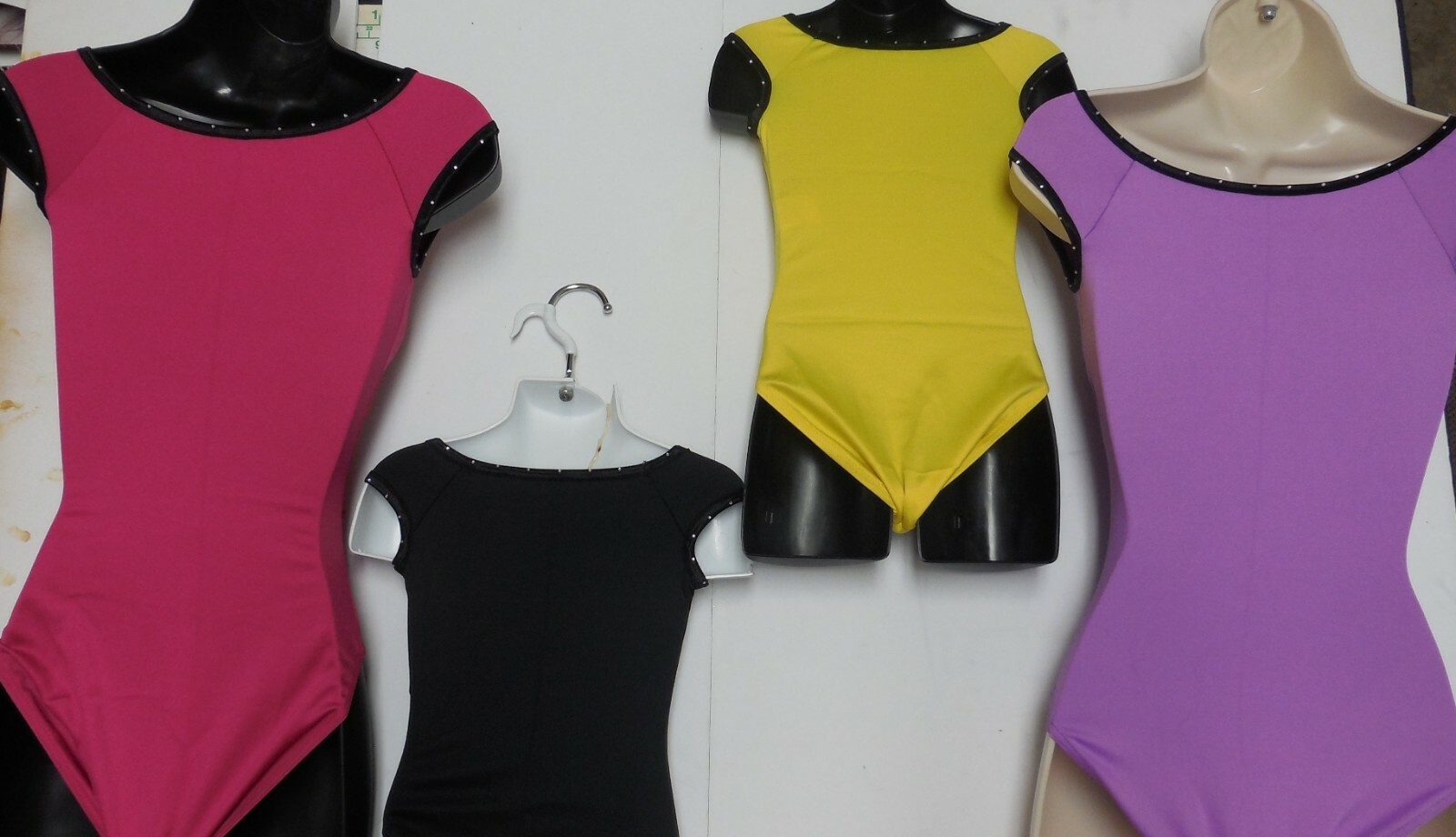 50’s Style Leotard Dance Costume stone Trim 5 colors over 200 avlbl AMERICAN
