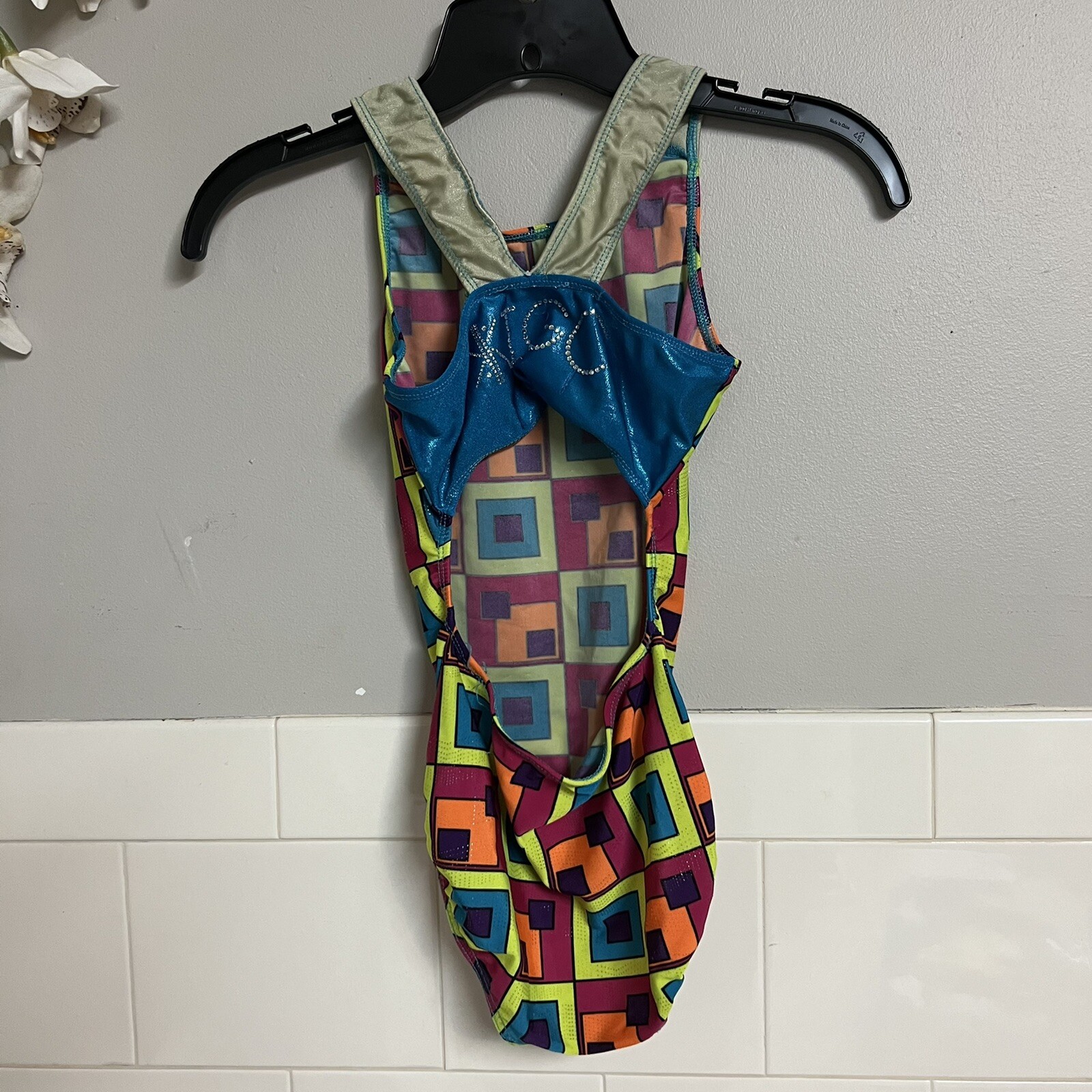 Women Girl Youth Sportswear Sleeveless Multicolor Leotard Adult S