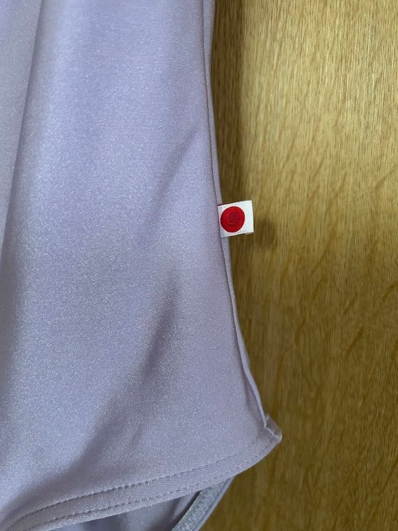 YUMIKO Leotard SL Light Purple Velvet Trim Made in Spain Rare