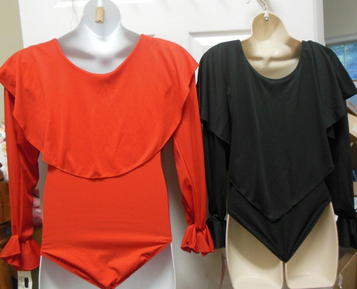 Draped collar Praise Leotard Eurotard #13676 ladies sizes cotton spandex leotard