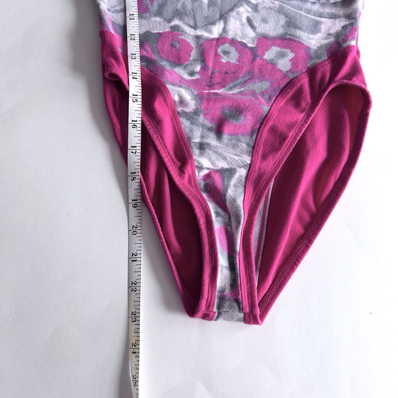 Jacques Moret 90’s Leotard High Leg Size Medium 10/12 Adult Fuschia Pink Cotton
