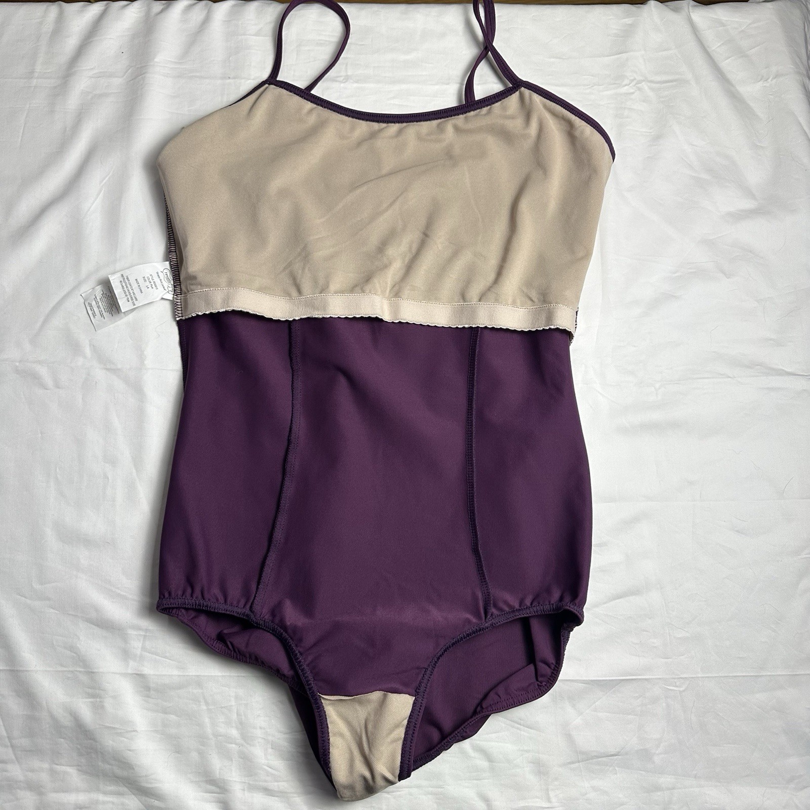 Revolution NWT Plum Classic Strappy Back Ballet Dance Leotard MA RD50015