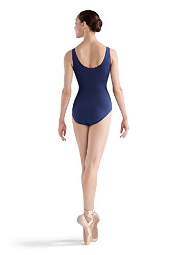 Bloch Dance Women’s Faire Microlux Tank Leotard, Navy, Small Small, Navy