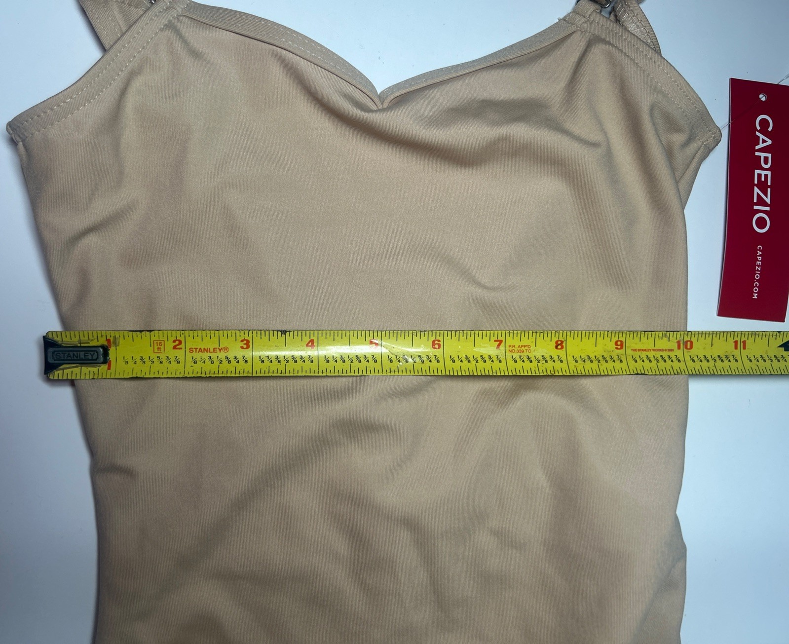 Capezio Women’s Camisole Leotard With Adjustable Straps Nude Size Small